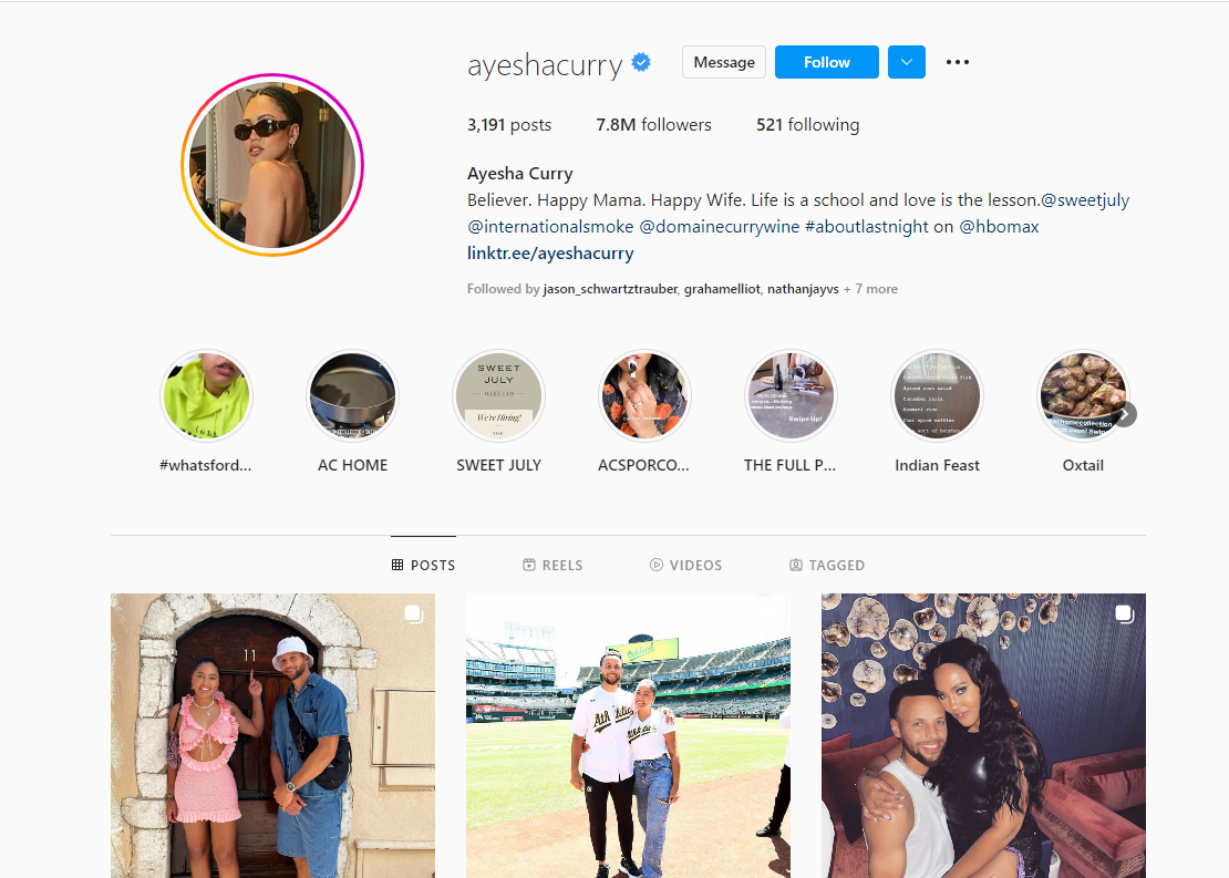 Ayesha Curry influencer