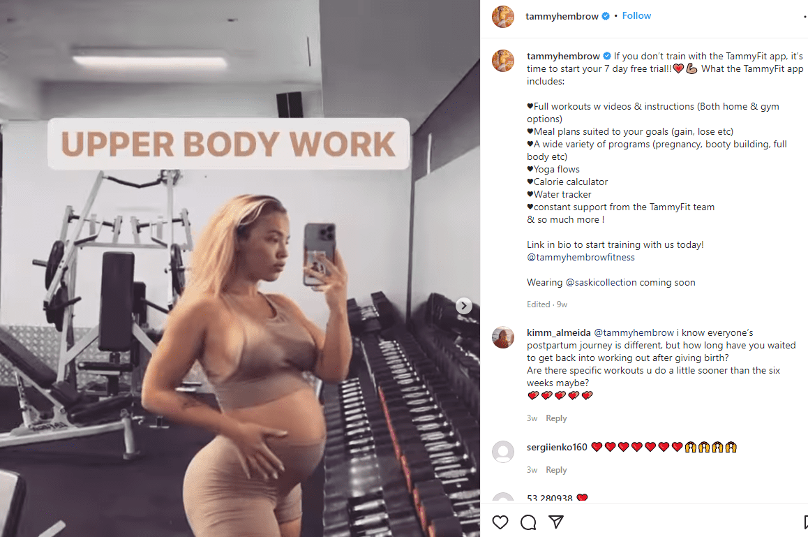 Fitness and Beauty influencer