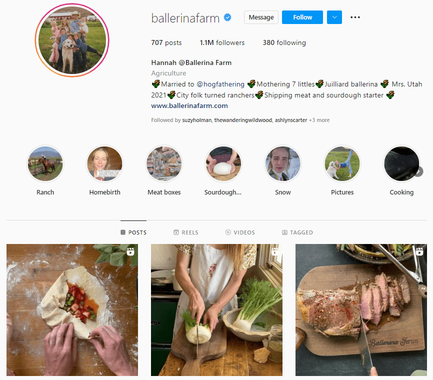 ballerinafarm on instagram