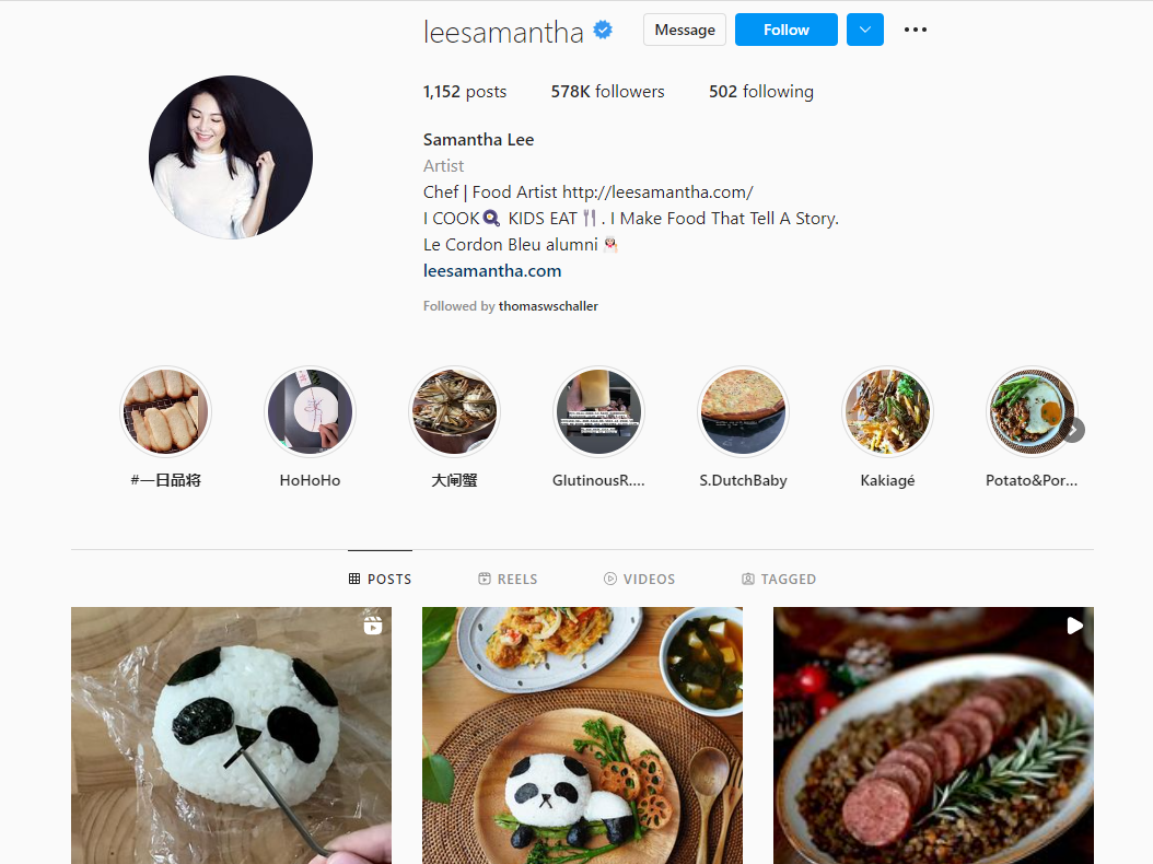 Samantha Lee food stylist