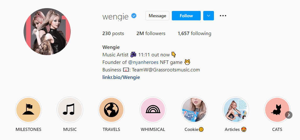 Wendy Ayche Australian-Chinese influencer