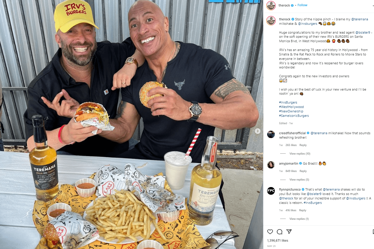 The Rock highest paid