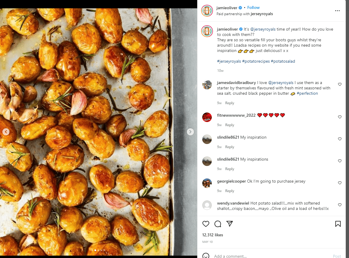 Jamie Oliver mega-influencer