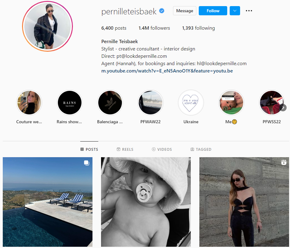 Pernille Teisbaek Danish top fashion blogger