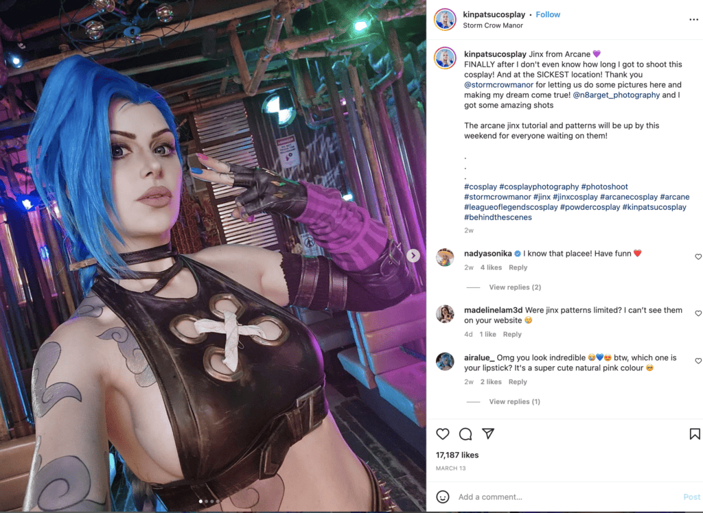 Take a Look at the Top Cosplay Influencers Globally