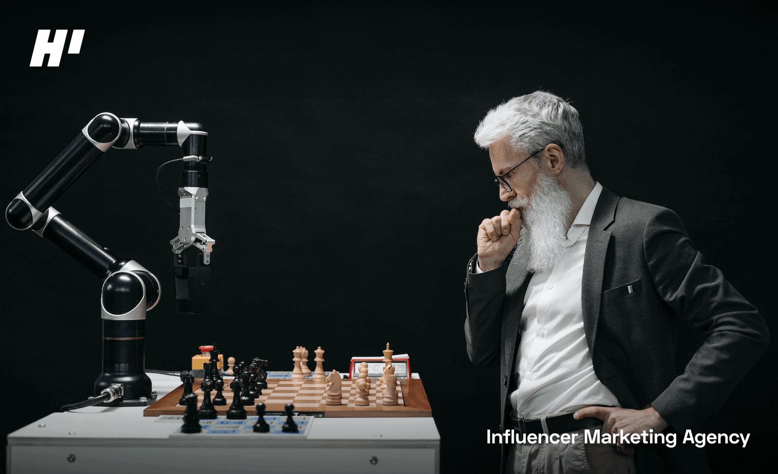 HireInfluence best content marketing agency team reviewing creator-led content strategy and performance data for an enterprise brand