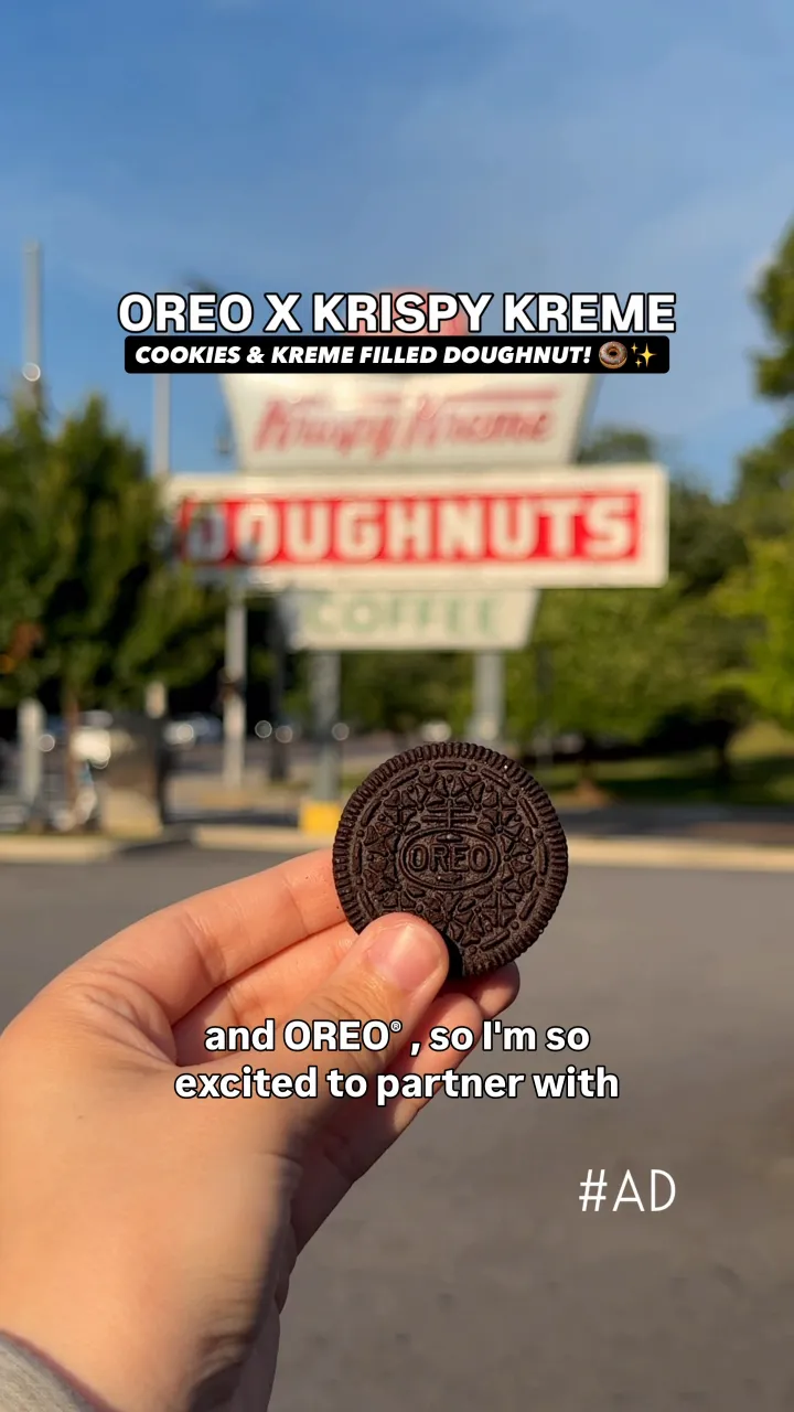 OREO Cookies and Kreme doughnuts at Krispy Kreme